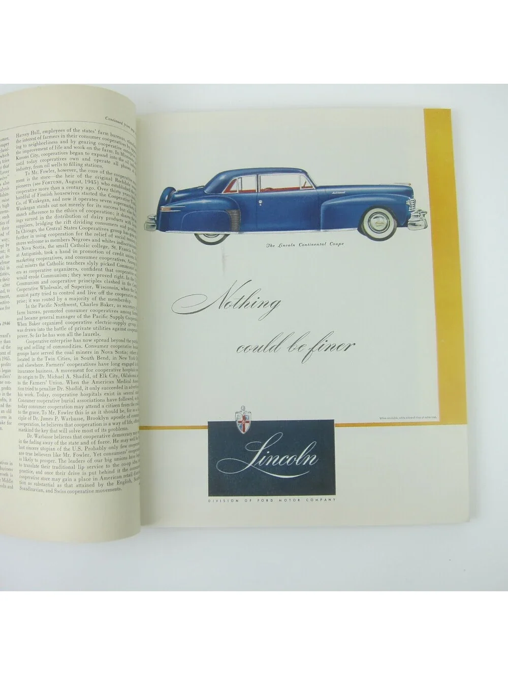 Vintage FORTUNE Magazine November 1947 Buick, J. Walter Thompson, A&P, Pepsi